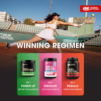 Thumbnail for Optimum Nutrition Amino Energy - Pre Workout with Green Tea, BCAA, Amino Acids & Micronized Creatine Monohydrate Powder, Unflavored, Keto Friendly, 60 Serving