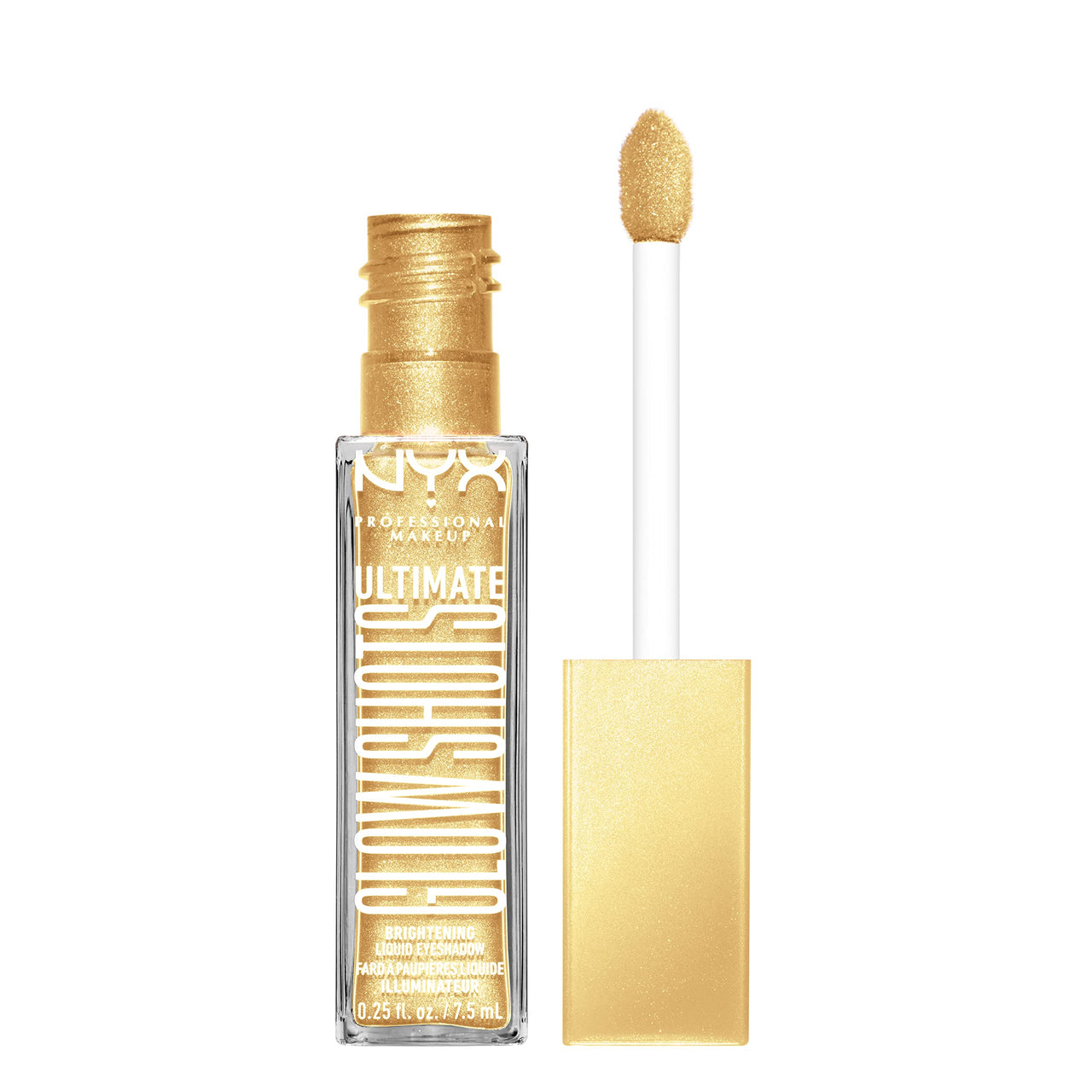 NYX PROFESSIONAL MAKEUP Ultimate Glow Shots, Liquid Eyeshadow, Long-Lasting Shimmer Eye Shadow with Vitamin C - Lemon Slayed