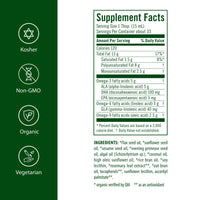 Thumbnail for Flora - Udo's Oil DHA 3-6-9 Blend - Vegetarian Eye & Brain Health Supplement - Omega-3 & Omega-6 - Contains Sunflower & Flax Seed Oil - Kosher & Organic - Keep Chilled - 17 fl. oz.