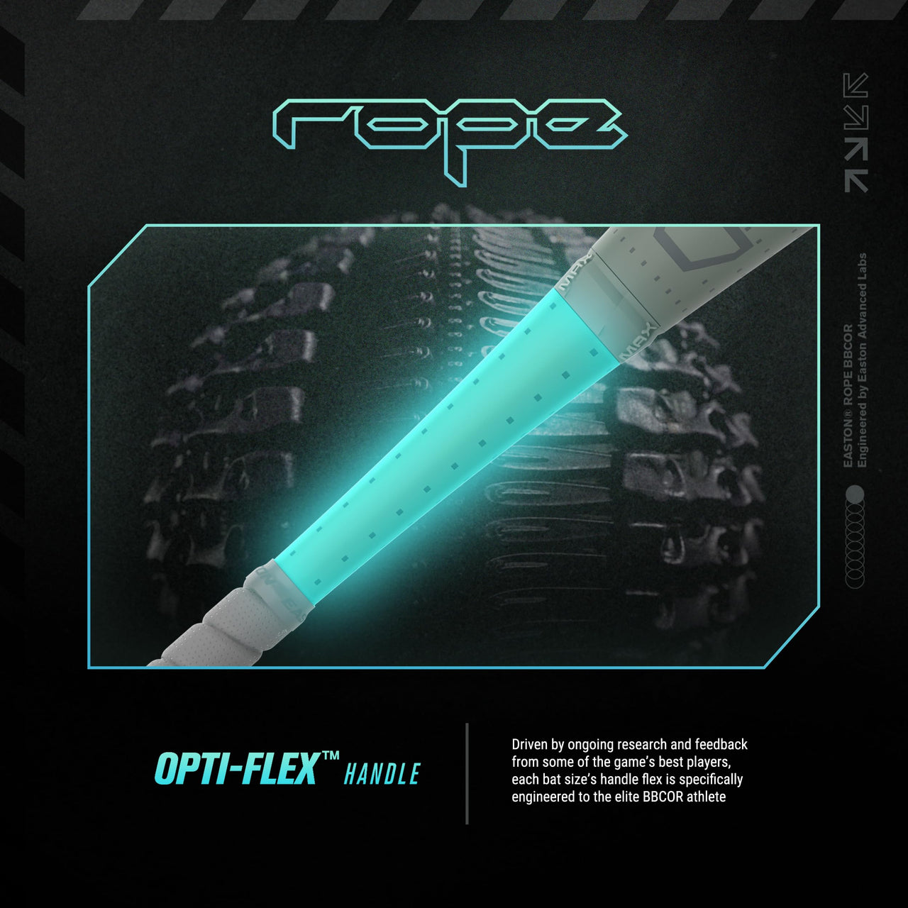 Easton | 2025 | Rope Baseball Bat | BBCOR | 2 5/8' Barrel | 32' | -3