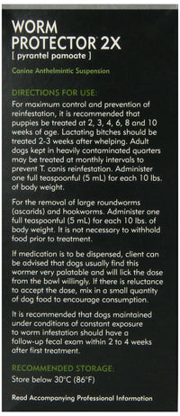 Thumbnail for ProLabs Worm Protector 2X for Dogs, 8-Ounce