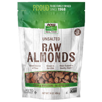 Thumbnail for NOW Foods, Almonds, Raw and Unsalted, Source of Protein, Grown in the USA, 16-Ounce (Packaging May Vary)