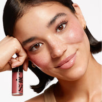 Thumbnail for Saie Dew Liquid Blush for Cheeks - Hydrating Cream Blush Stick with a Blendable + Buildable Formula - Skincare Infused Dewy Cheek Tint for a Natural Flush - Glowy Makeup Essential - Chilly (.40 oz)