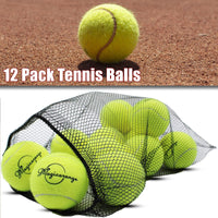Thumbnail for Magicorange Tennis Balls, 12 Pack Advanced Training Tennis Balls Practice Balls, Pet Dog Playing Balls, Come with Mesh Bag for Easy Transport, Good for Beginner Training Ball (Green)