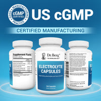Thumbnail for Dr. Berg Electrolyte Capsules - Electrolyte Supplements for Supporting Energy, Endurance, and Hydration - Sugar Free, No Maltodextrin, Keto Friendly - 160 Caps
