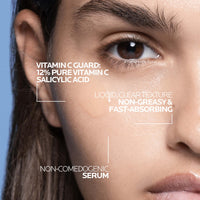 Thumbnail for La Roche-Posay Pure 12% Vitamin C Oil Control Serum For Face With Hyaluronic Acid & Salicylic Acid, Hydrating Face Serum for Oily & Combination Skin, Boost Radiance & Reduce Wrinkles