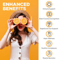 Thumbnail for Nutrivein Premium Liposomal Vitamin C Supplement 1650mg - 180 Caps: High-Absorption High Dose Vitamin C Capsules for Whole-Body Defenses & Overall Well-Being