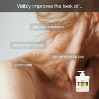 Thumbnail for Advanced Clinicals Retinol Body Lotion & Face Moisturizer | Visible Anti Aging Skin Care Retinol Body Cream For Women & Men Targets Look Of Fine Lines, Wrinkles, & Crepe Looking Dry Skin, 16 Ounce