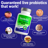 Thumbnail for AbsorbAid Platinum Digestive Enzyme Support 60 vCaps, 12 Digestive Enzymes Plus 2 Probiotics for Maximum Relief