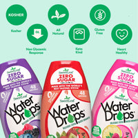 Thumbnail for SweetLeaf Water Drops - Lemon Lime Water Enhancer, Sugar Free Sweet Leaf Stevia Water Flavoring Drops, 1.62 Oz Ea (Pack of 2)
