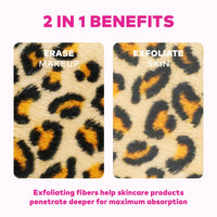 Thumbnail for The Original MakeUp Eraser PRO, Effortlessly Remove All Makeup Using Only Water, Including Waterproof Mascara, Eyeliner, Foundation, Lipstick, Sunscreen,and More! Leopard, 1ct.