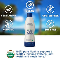 Thumbnail for Earth's Bounty Tahitian Organic Noni Juice - 32 fl.oz - 100% Pure, Natural Immune & Joint Support - Organic, Kosher Noni Juice - No Additives