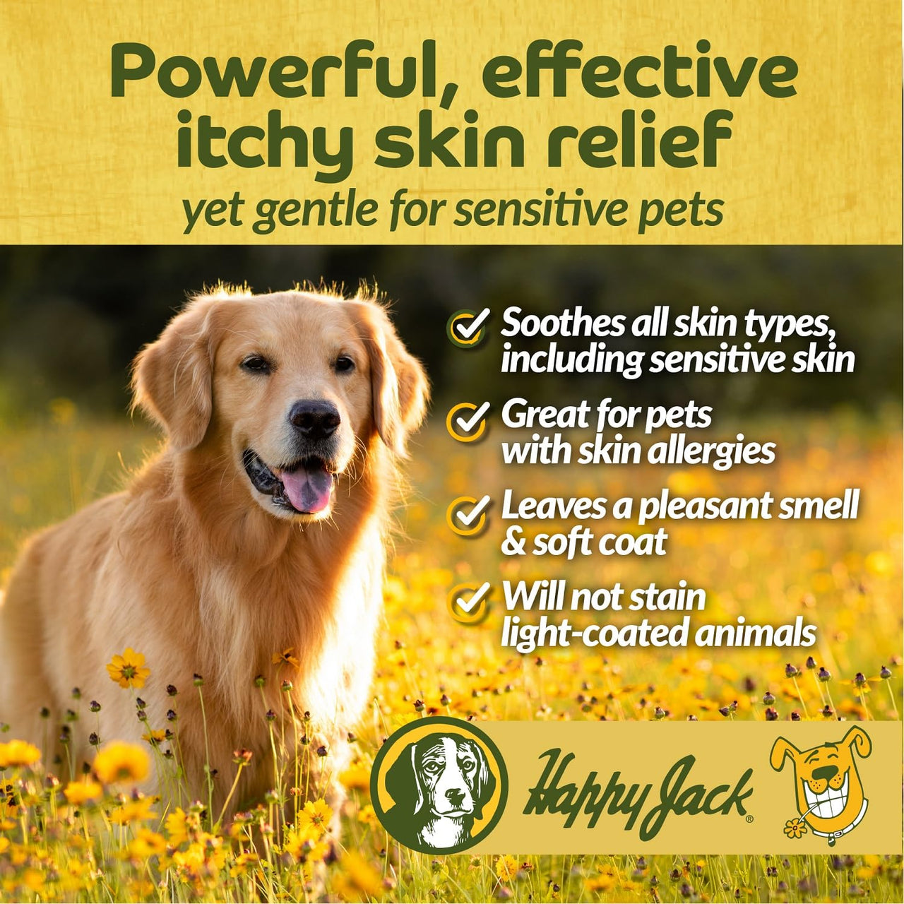 Happy Jack Skin Balm Hot Spot & Itchy Skin Relief for Dogs, Cats & Horses (4 oz), Softens, Aids Healing of Hot Spots, Fast Relief to Intense Itching, Scratching & Gnawing
