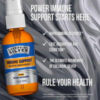 Thumbnail for Sovereign Silver Immune Support, Colloidal Silver, Bio-Active Silver Hydrosol,10 ppm, Fine Mist Spray, 2 Fl Oz