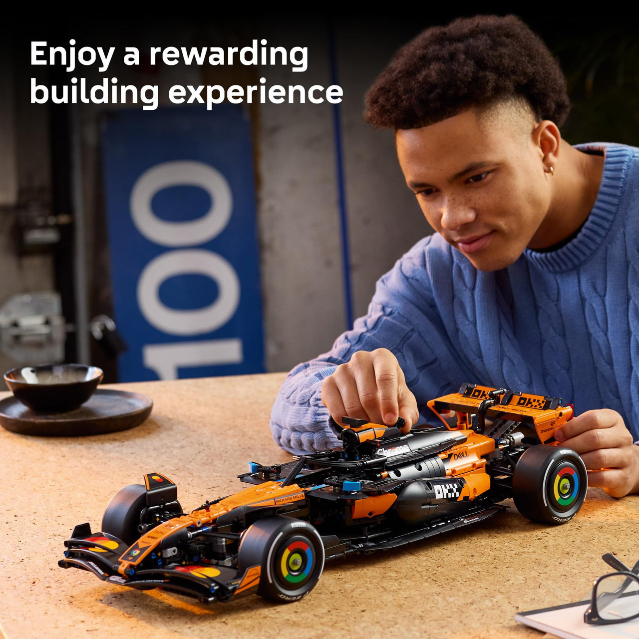 LEGO Technic McLaren MCL39 F1 Car Building Set for Adults - Room or Office Decor for Men & Women, Ages 18+ - Gift for Birthdays - Authentic Details - 42228