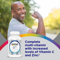 Thumbnail for Centrum Minis Silver Multivitamin for Men 50 Plus, Multivitamin/Multimineral Supplement, Vitamin D3, B-Vitamins and Zinc, Non-GMO Ingredients, Supports Memory and Cognition in Older Adults - 280 Ct