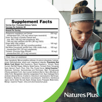 Thumbnail for NaturesPlus Herbal Actives Resveratrol, Extended Release - 120 Tablets - Vegetarian, Gluten Free - 60 Servings
