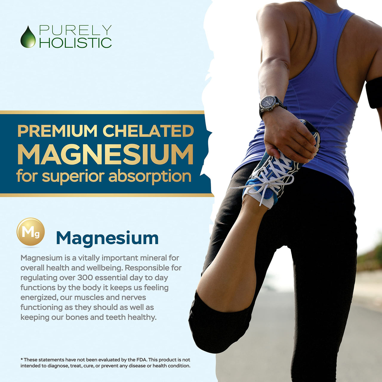 Magnesium Glycinate 400mg | 4+ Month Supply | Sleep, Relaxation & Muscle Support | High Absorption Chelated Magnesium Supplement for Women & Men | Gentle on Digestion | Vegan | 270 Tablets