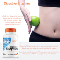 Thumbnail for Doctor's Best Digestive Enzymes Non-GMO Vegetarian Gluten Free, 90 Veggie Caps
