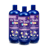 Thumbnail for Dr Teal's Kids 3-in-1 Sleep Bath: Bubble Bath, Body Wash & Shampoo with Melatonin & Essential Oil, 20 fl oz (Pack of 3)