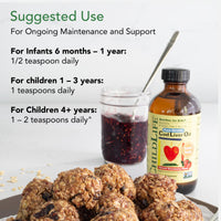 Thumbnail for CHILDLIFE Essentials Cod Liver Oil for Kids - Liquid Arctic Cod Liver Oil for Babies 6+ Months, Toddlers, & Kids, Added DHA, EPA, Omega-3 Fatty Acids - Strawberry, 8 fl oz