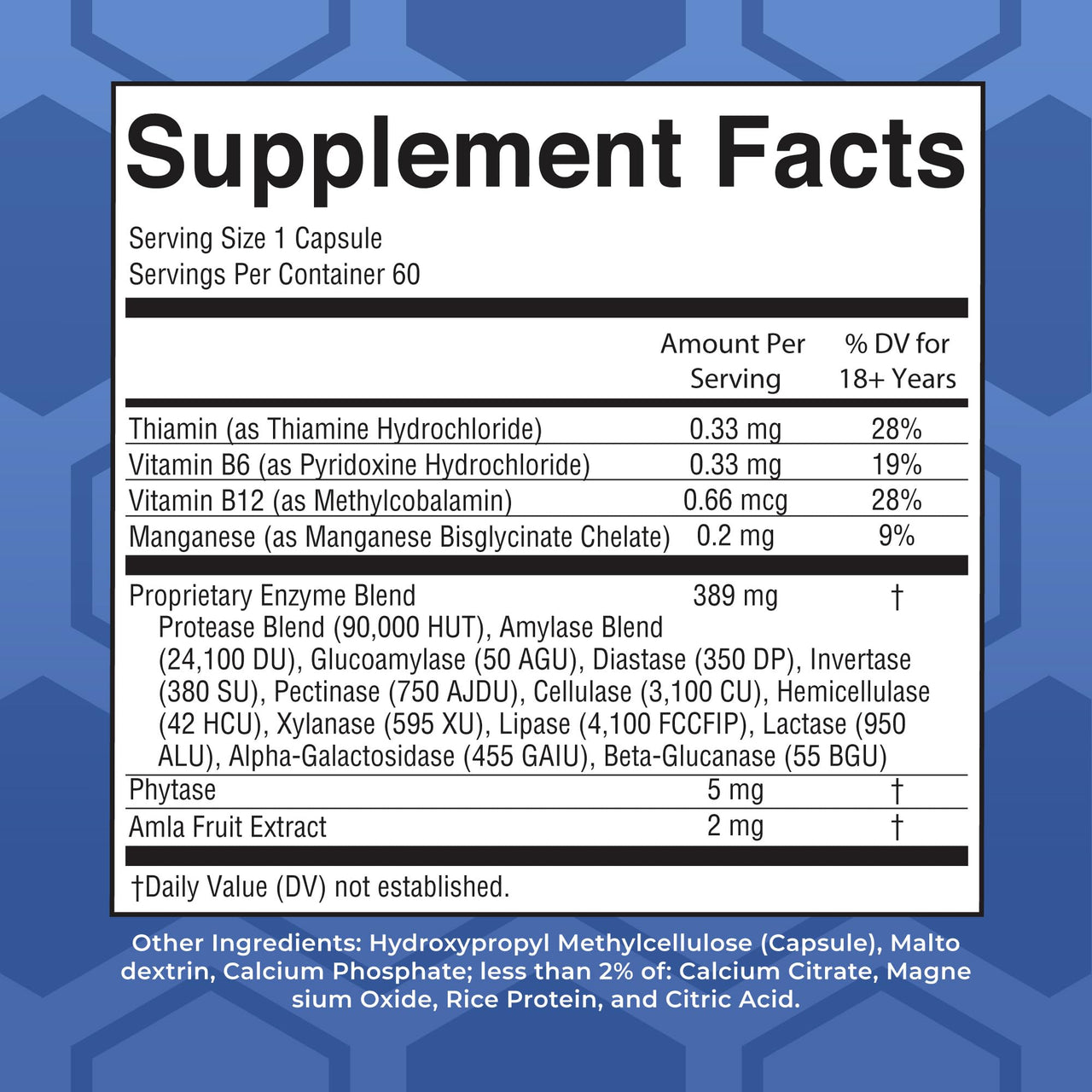 MaryRuth Organics Ultra Digestive Enzymes Capsules | Up to 2 Month Supply | Supplement for Gut Health Support | Digestion & Immune Support with Amylase | Lipase & Lactase | Vegan | 60 Count