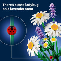 Thumbnail for LEGO Botanicals Daisies Building Toy - Artificial Flowers Crafting Kit for Girls & Boys, Ages 9+ - Kids Room Decor for Book Shelf or Desk - Gift Idea for Birthdays - 11508
