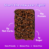 Thumbnail for Magic Spoon Treats - 8 High Protein Bars, Double Chocolate - High Protein Gluten Free Snack - Sugar Free & Gluten Free Protein Cereal Bar - Low Carb & Keto Friendly - Healthy Snacks for Adults