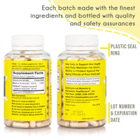 Thumbnail for Heliocare Advanced Niacin B3 Supplement: Fernblock PLE Extract 240mg Per Serving - Supports Skin Cell Health W/Antioxidant Rich Vitamin B3 Niacin 500 mg - 120 Vegan Capsules