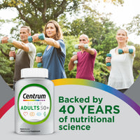 Thumbnail for Centrum Silver Multivitamin for Adults 50 Plus, Multivitamin/Multimineral Supplement, Vitamin D3, B Vitamins, Gluten Free, Non-GMO Ingredients, Supports Memory and Cognition in Older Adults - 220 Ct