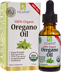 Thumbnail for Island Nutrition, Oregano Oil Organic Liquid Drops - 100% Pure & Undiluted - USDA-Certified Organic (1 oz) 75% Carvacrol - Grown in Spain - Immune Support Supplement with Oil of Oregano.