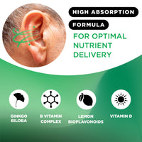 Thumbnail for Lipo-Flavonoid for Vertigo & Dizziness Relief, Clinically Tested Formula with Ginkgo Biloba, Vitamin D, & Vitamin B Complex, Inner Ear Health & Balance Support, 30-Count (Pack of 1)