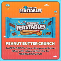 Thumbnail for MrBeast Feastables Peanut Butter Milk Chocolate Crunch Bar, King Size, 10 Count, Peanut Butter & Crispy Rice Chocolate Candy, Fairtrade Cocoa, 2.1oz Each