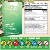 Thumbnail for Bio Nutrition Immune Wellness, Olive Leaf & Oregano, 60 Vegetarian Capsules