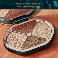 Thumbnail for FLORASIS Constellation Floral Engraving Contour Makeup Palette (01 Constellation)