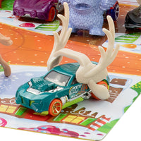 Thumbnail for Hot Wheels Toy Cars & Playset, 2025 Advent Calendar with 10 Vehicles in 1:64 Scale, 10 Ornament Clips & 14 Winter-Themed Accessories