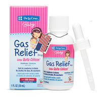 Thumbnail for De La Cruz Gas Drops for Babies - Quita Cólicos Infant Gas Relief with Simethicone - Safe Colic Drops for Newborns 1 FL. OZ. (30 mL)