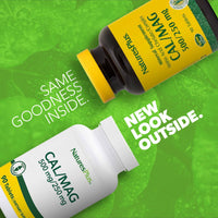Thumbnail for NaturesPlus Cal/Mag - 90 Vegetarian Tablets - 500 mg Calcium & 250 mg Magnesium - 90 Servings