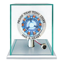 Thumbnail for Arc Reactor 1:1 Ratio Vibration Sensing LED Light USB Connection with Display Case for Collections, has a heart