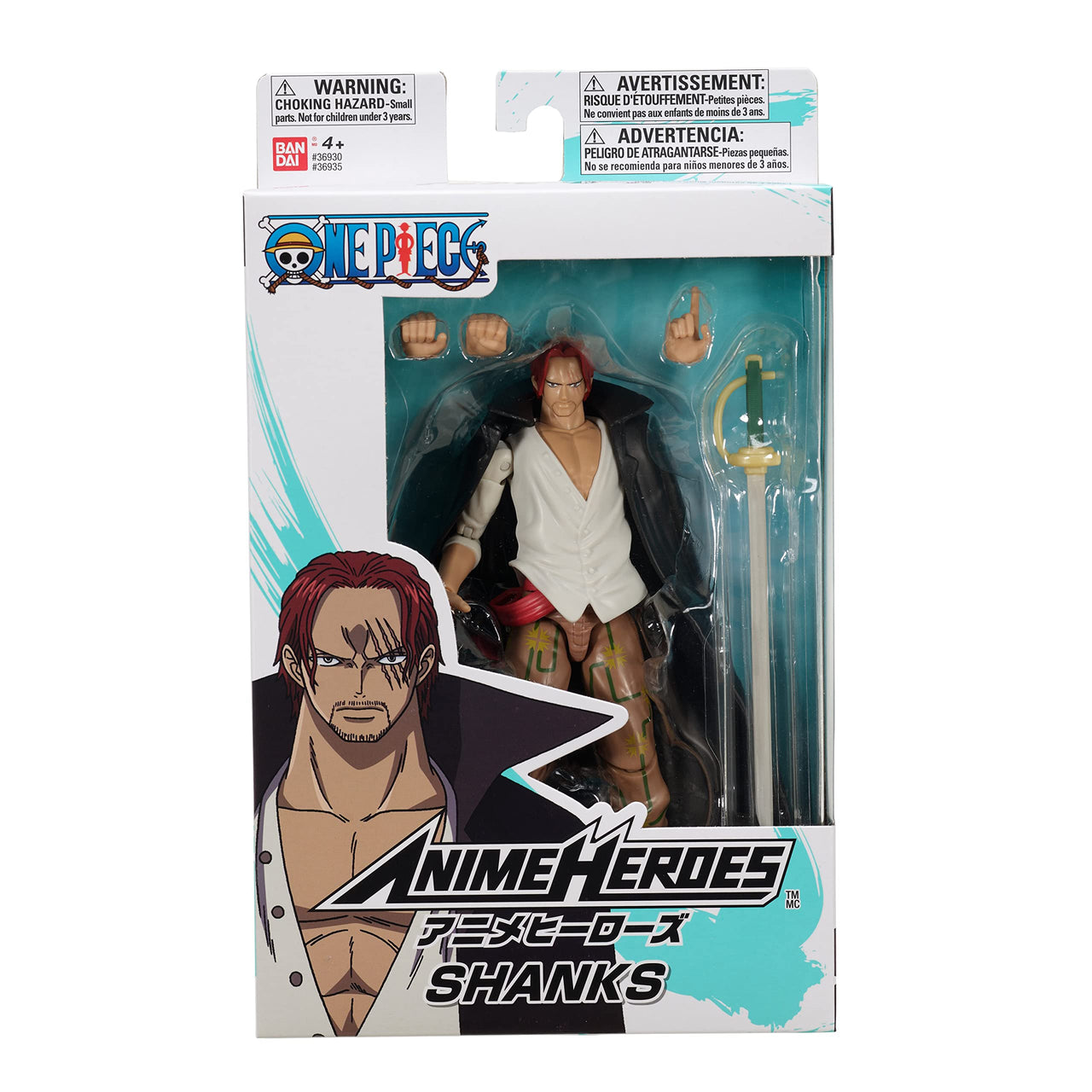 ANIME HEROES - One Piece - Shanks Action Figure