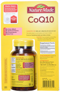 Thumbnail for Nature Made CoQ10, Softgels Helps Supports Heart Function & Cellular Energy Production, Unflavored, 200 mg, 140 Count