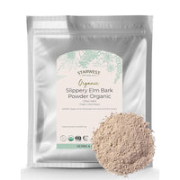Thumbnail for Starwest Botanicals Organic Slippery Elm Bark Powder - Traditional Herb for Tea & Recipes, Enjoy with Milk & Sweetener, Certified Kosher, Non-GMO - Bulk 1 lb Bag