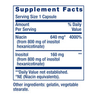 Thumbnail for Life Extension No Flush Niacin, B3 for Heart Health, Cholesterol & Energy Support, Non-GMO, Gluten-Free, 100 Capsules