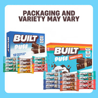 Thumbnail for Built Bar, Puff Protein Bars, Variety Pack, Collagen, On-the-go Snacks, Breakfast Bar, Mixed Sampler, 12 Pack