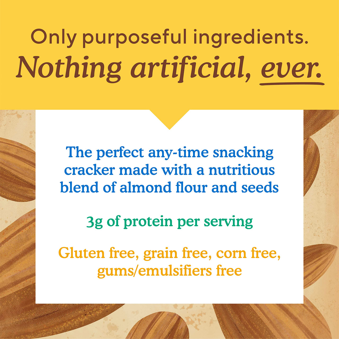 Simple Mills Almond Flour Crackers, Rosemary & Sea Salt, Gluten Free, Flax Seed, Sunflower Seeds, Corn Free, Good for Snacks, Made with whole foods, 6 Count (Packaging May Vary)