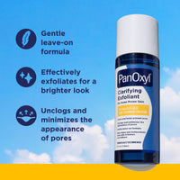 Thumbnail for PanOxyl Clarifying Exfoliant with 2% Salicylic Acid, BHA Liquid Exfoliant for Face, Unclogs, Minimizes Appearance of Pores, Blue Algae and Antioxidants Help Calm Redness, For Acne Prone Skin, 4 fl oz