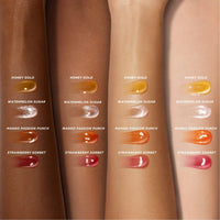 Thumbnail for Gisou Honey Infused Hydrating Lip Oil, Nourishing Lip Moisturizer for Dry Lips, High Shine, Smooth Finish, Clear Pink Shimmer Shade, Fresh Watermelon Scent, Watermelon Sugar, 8ml