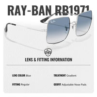 Thumbnail for Ray-Ban RB1971 Square 1971 Classic Sunglasses for Men and Women- Timeless Classic Sun Glasses with Modern Elegance - Premium UV Protection - Designer Men's and Women's Sunglasses