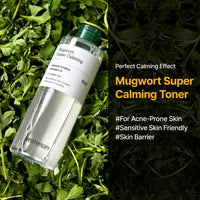 Thumbnail for Mugwort Super Calming Toner - Korean Hydrating Toner for face, Purifying Mugwort Essence, Soothing, Calming, Refreshing Facial Toner for Oily, Dry, and Sensitive Skin, Daily Skin Care, 8.45 fl.oz