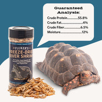 Thumbnail for Fluker's Freeze Dried River Shrimp, Nutrient-Packed, Ideal for Lizards, Reptiles, Birds, Fish, Hedgehogs, 1 Oz